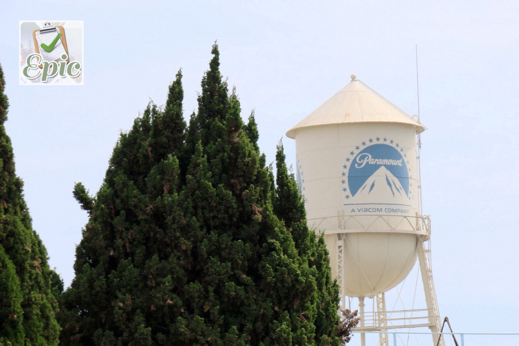 The water tower at Paramount Studios